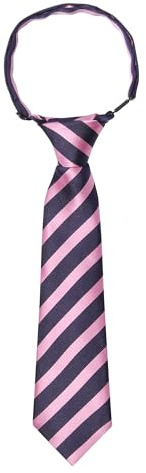 Kajeer Vorgebunden Kinder Krawatte für Jungen Mädchen Cashew Blume Diagonal-Stripe Gestreift Schwarz Krawatten für Schuluniform Hochzeit