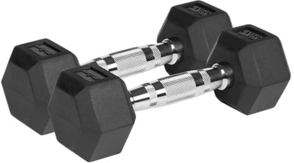 Rebel Hanteln Gusseisen Gummierte HEX 2x3kg RBA-2325-03