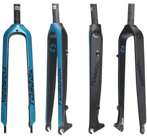 ZJHAHJY Starre Fahrradgabel Vollcarbon Fahrrad Vorderradgabeln Scheibenbremse Starre Gabel MTB Fahrradgabel Gerades Fahrradzubehör