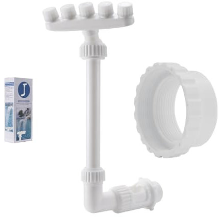Gartenteichbrunnen Outdoor Pool Sprinkler Pool Sprühbrunnen Hinterhof Pool Zubehör Teich Wasserfall Sprühgerät Schwimmbad Springbrunnen Einstellbar Pool Spray Wasserfall Sprayer für Pools