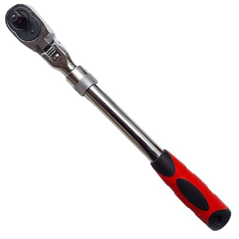 ZYWUOY Push Button Quick Release Ratchet Wrench Set, Extendable Spanner, for Auto Repair Tool (12.5mm)