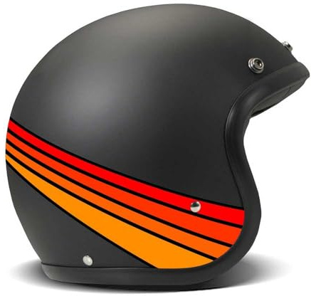 Retro Fouco Open Face Helm Jethelm Motorradhelm ECE2206