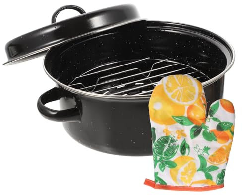 Cabilock Camote Sartén Asador Multifunción Para Uso Diario Olla Para Asar Doméstica Accesorio De Cocina Bandeja Para Horno Bandeja Para Asar De Uso Diario