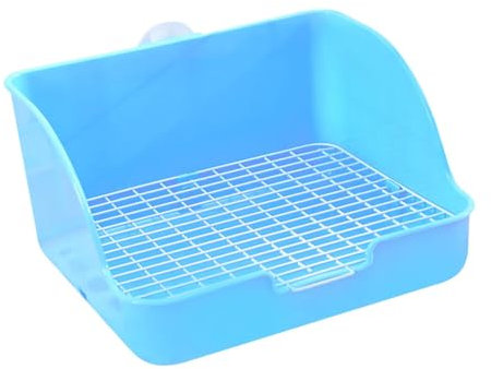 BESPORTBLE Kaninchentoilette Rechteckig Spritzwassergeschützt Große Kleintier-wurfkiste Für Kaninchen Meerschweinchen Hamster Katzentoilette Für Käfige Und Haustiere