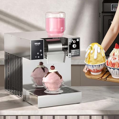 Macchina per Gelato a Fiocco Di Neve, Macchina per Gelato Continua Commerciale, Ghiaccio Tritato Al Latte, Macchina per Ghiaccio Coreano, Attrezzatura per Gelati,60KG