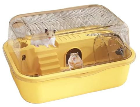 Hamster-Havitat – Käfig für kleine Tiere | geschlossener Ratsonspielkäfig, Rattenkäfig für Haustiere, Rattenkäfig für Haustiere, Zubehör gegen Akape für Kleintiere, Sicherheitskäfig für Hamste