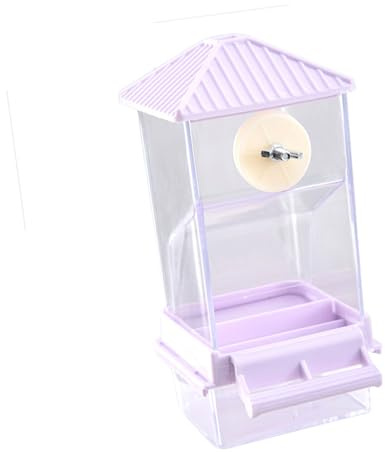Distributeur automatique de nourriture pour perroquets avec grand espace de rangement et entretien facile