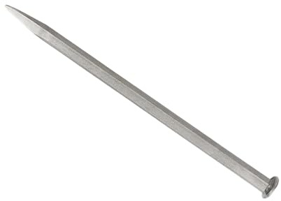 Cinceles de mampostería resistentes con mango ergonómico para tallado y escultura de piedra. Punta puntiaguda de 6 mm y punta plana de 12 mm. Cinceles de roca resistentes