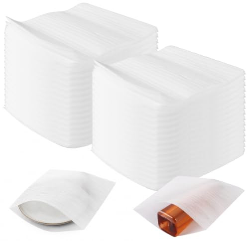 LOLYSIC 200 Stück Verpackungsmaterial 20 x 20cm für Umzugskartons, Umzug Schaumfolie Schaumstoffverpackung, Umzugsverpackung für Umzug Geschirr Lagerung Gläser Weinflaschen Versand