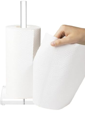 Portasciugamani in carta acrilica, organizer in acrilico, per rotoli da cucina, supporto per rotoli da cucina, per bagno, cucina, scrivania, appartamento, armadio e cameretta dei bambini