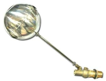 FACAIIO Schwimmerventil aus Messing und Edelstahl für Kaltwasserspeicher, WC-Spülkästen und Zentralheizungsanlagen, 1/5.1 cm 3/10.2 cm, PN1, weiche Dichtung mit Gummi, Gewindeanschluss
