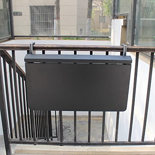 Klappbarer Wandtisch für den Balkon im Freien, verstellbarer Esstisch, platzsparender Gartenschreibtisch, hängender Bistrotisch für die Terrasse, vielseitiger Klappschreibtisch für Bar und B