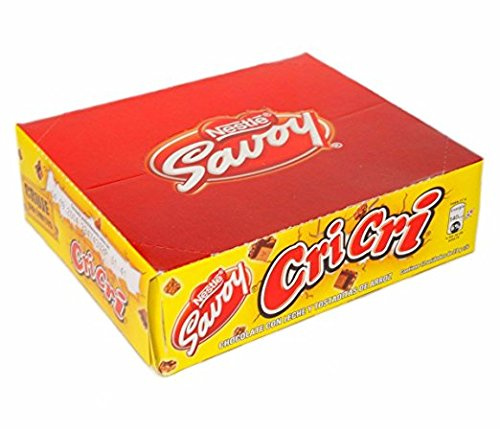 SAVOY CRI CRI Chocolate con Leche y Tostaditas de Arroz 12 Unidades de 27 gr cada una