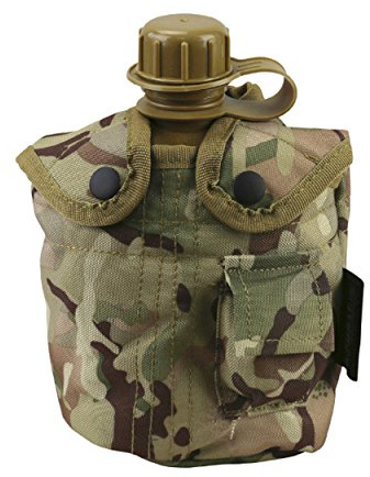 VORAGA Zip Zap Zooom Kombat Army Combat Military Water Bottle BTP US GI British Camo Waist Belt Pouch Clip
