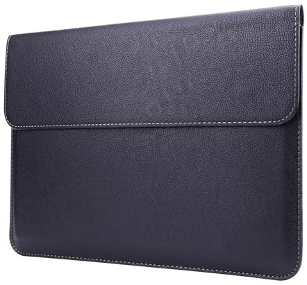 MEGOO Microsoft Surface Laptop Studio Case Schutzhülle, Leder Sleeve Schutzhülle für Microsoft Surface Laptop Studio 14.4 Zoll/Surface Book 13.5 Zoll - Schwarz