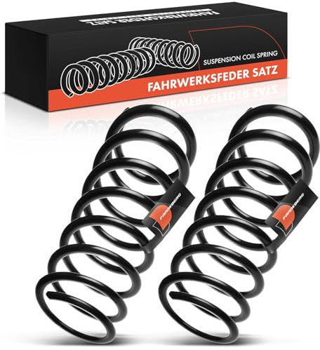 Frankberg 2x Federn Fahrwerksfeder Hinterachse Kompatibel mit 5er E60 520 523 525 530 535 540 545 2.0L-4.4L Limousine 2001-2010 Replace# 33536761218