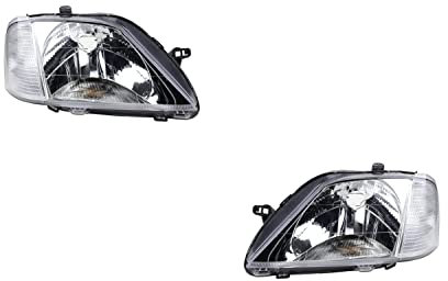 Johns, Jeu de phares compatibles avec les phares Dacia Logan 09/04-05/08 H4 gauche et droite