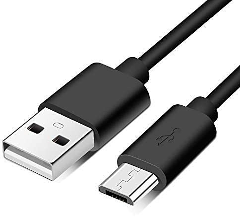 Cable de carga micro USB compatible con altavoz JBL Charge 3, Charge 2, Flip 4, Pulse 2, Flip 2, Flip 3, Pulse, Go, Clip Plus, Clip,Trip, Charge, Charge 2 Plus, negro, 2.62 pies