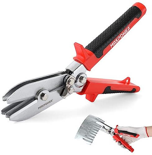 MAXPOWER 5-Blade Sheet Metal Crimper, Hand Crimping Tool for HVAC, Ductwork