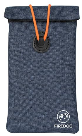 FIREDOG Faraday Pouch for Car Keys and Cell Phone, Key Signal Blocking Bag, Anti Theft Car Protection, Cell Phone RFID Keyless Entry Fob Signal Blocking Bag(Blue)