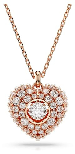 SWAROVSKI Collier Hyperbola coeur rosé