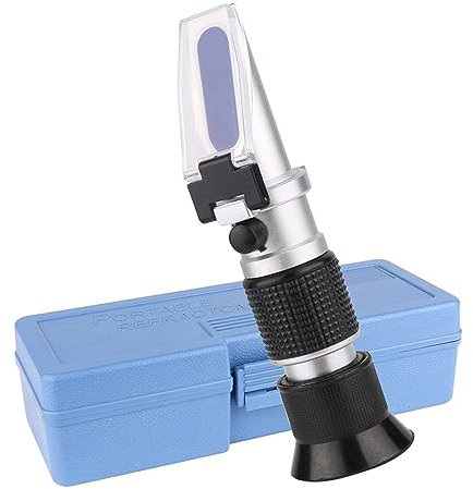 Brix Meter Refractometer, Honig-Refraktometer, Brix-Bereich, 58–90% Skala, Zuckertester mit ATC, Zucker-Imker-Tester, digitales Handrefraktometer for Sugar, Food, Fruit, Beverages Honey