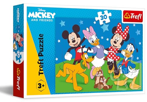 Trefl - Puzzle 30 Teile, Mausgeschichten, Disney-Märchen, 3+