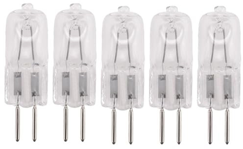 UGEFKMQ 5PCS Lampadina Alogena Gy6.35 220V 35W 50W 70W 100W Lampadine A Capsula GY6.35 base a doppio ago bianca calda 2700 K Dimmerabile 50W