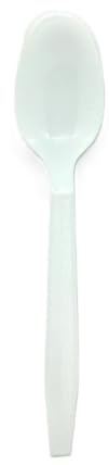100 CUCCHIAI Colore BIANCO RIUTILIZZABILI - total white