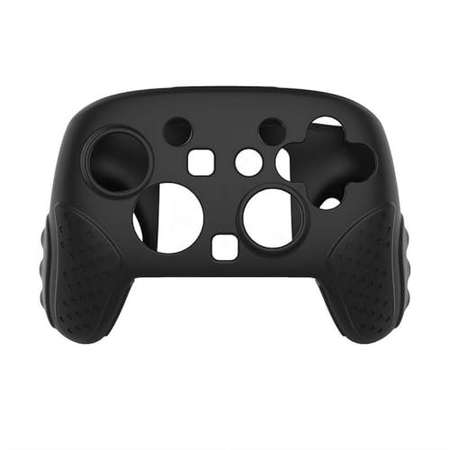 Silicone Cover for Switch 2 Pro Controller, Dustproof & Anti-Slip Case with Precise Cutouts, Comfortable Grip, Compatible with for Switch 2 Pro Handle (Black)