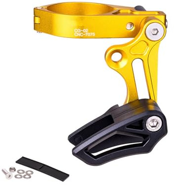 AOOOWER Bicycless Chain Guide Adjustable Single Crankset Bicycles Protector Drop Catcher 31.8 34.9 Clamps Bike Drop Catcher Guard