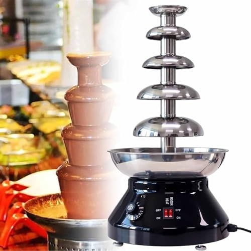 Chokladfontän med 6 nivåer – stor kapacitet för fester, födelsedagar och evenemang