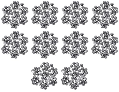 Aundhegrtt 500 Pcs 10mm Diameter Steel Ball Bearings for Bicycle Hubs