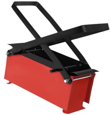 mophrati Máquina compacta y pequeña para fabricar briquetas de papel de periódico, de fácil montaje, herramienta eficiente para la gestión de residuos, para interiores y