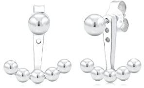 Elli Damen-Ohrstecker Kugel Ear Jacket 925 Silber