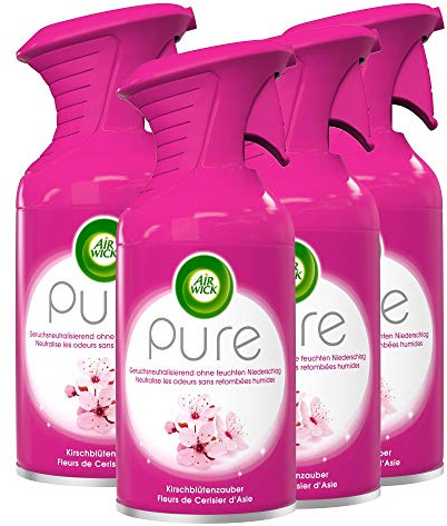 Air Wick Pure Premium-Duftspray Duo, Kirschblütenzauber, 2er Pack (2 x 2 Stück)