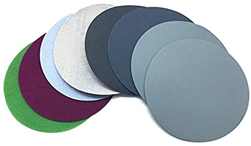 Mix Grit Set Wasser Nass Trockenschleifen Schleifpapier 7inch 180mm Körnung 800-3000 Schleifscheiben Haken Schleife Schleifpapier Runde Schleifpapier Scheibe Sandblech 20 teile/los