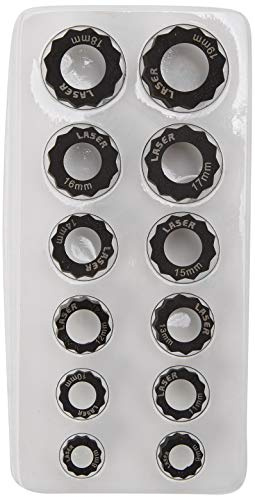 Laser 7524 Damaged Nut/Bolt Extractor Set 12pc