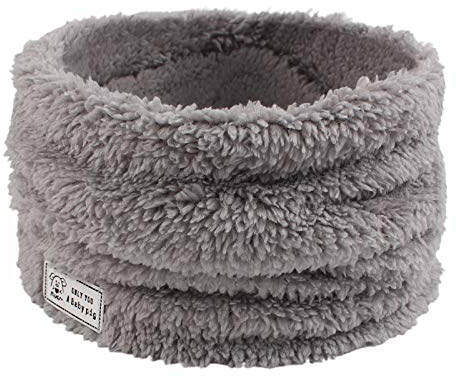 Pesaat Thick Fleece Baby Scarf For Boys Girls Warm Infant Toddler Scarves Kids Neck Warmer Thermal 1-5Y (Gray)
