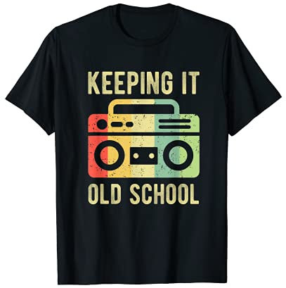 80er 90er Jahre Lautsprecher Box Design Retro Musik Geschenk T-Shirt