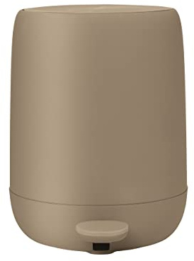 Blomus SONO Pedal Bin Wastebasket 3Liter/0.8 Gallon Tan Soft Close
