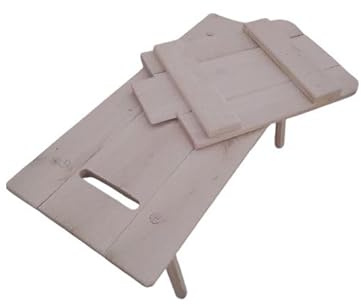 Sonder: Mittelalterliche Bank ca 50cm breit, mit seitlicher Rückenlehnezum stecken, aus Eiche 25-30 mm mit 8-kantigen Beinen, ca 115 cm lang (ungeölt)