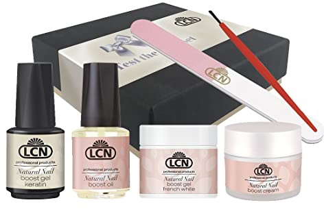 LCN Test the Best Set Natural Nail Boost Gel 6 tlg. - Starterset