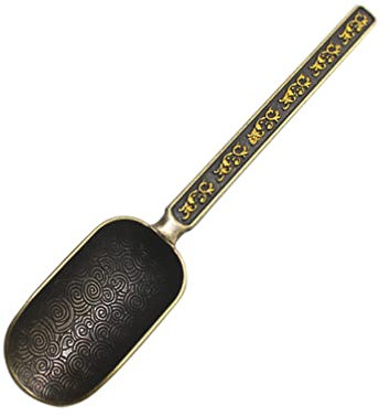 Kichvoe Cuillère à Thé Cuivre Et Zinc Style Rétro Doseuse pour Thé Café Et Infusions Accessoire De Mesure Bronze Antique