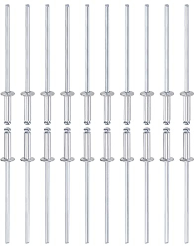 DTGN 2,4mm x 9mm (DxL) Ciegos Remaches - 120 Paquete - Bueno para Maquinaria Unión - Aluminio Abierto Extremo Remache