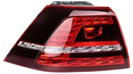 MINIKS Heckleuchte Baugruppe für VW Golf 7 2013-2017, Auto Nebelschlussleuchte Hintere Bremsleuchte Auto Links Rechts Rückleuchte Ersatz Zubehör,A/Outer Left