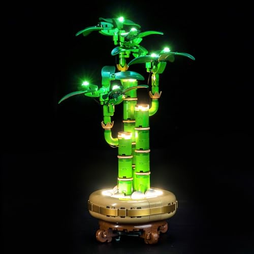 Licht Set Kompatibel mit Lego 10344 Glücks Bambus Botanical Collection, Nur Lichter Set Kein Modell, Beleuchtung Set Compatible with Lego Lucky Bamboo 10344