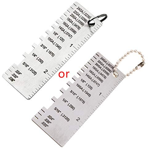 Wire Metal Sheet Thickness Gauge Welding Gage Plated Size Inspection Metal Measuring Tools Stainless Steel Accessories