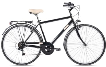Letoule Tropaiz Herrenfahrrad, 28 Zoll, 6-Gang, Stahl-Man, Größe 50 – 54, hergestellt in Italien