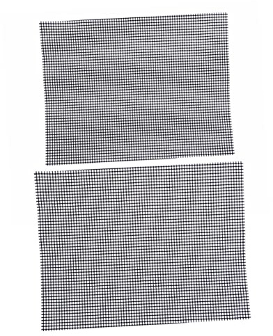 HEMOTON 1 Jeu Barbecue Non Adhésif Lot pour Grillades Cuisson Au BBQ Picnics Réutilisable 2 Pièces